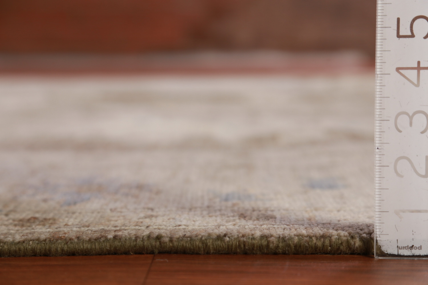 Handmade Brown Wool Oushak Turkish Area Rug 9x12