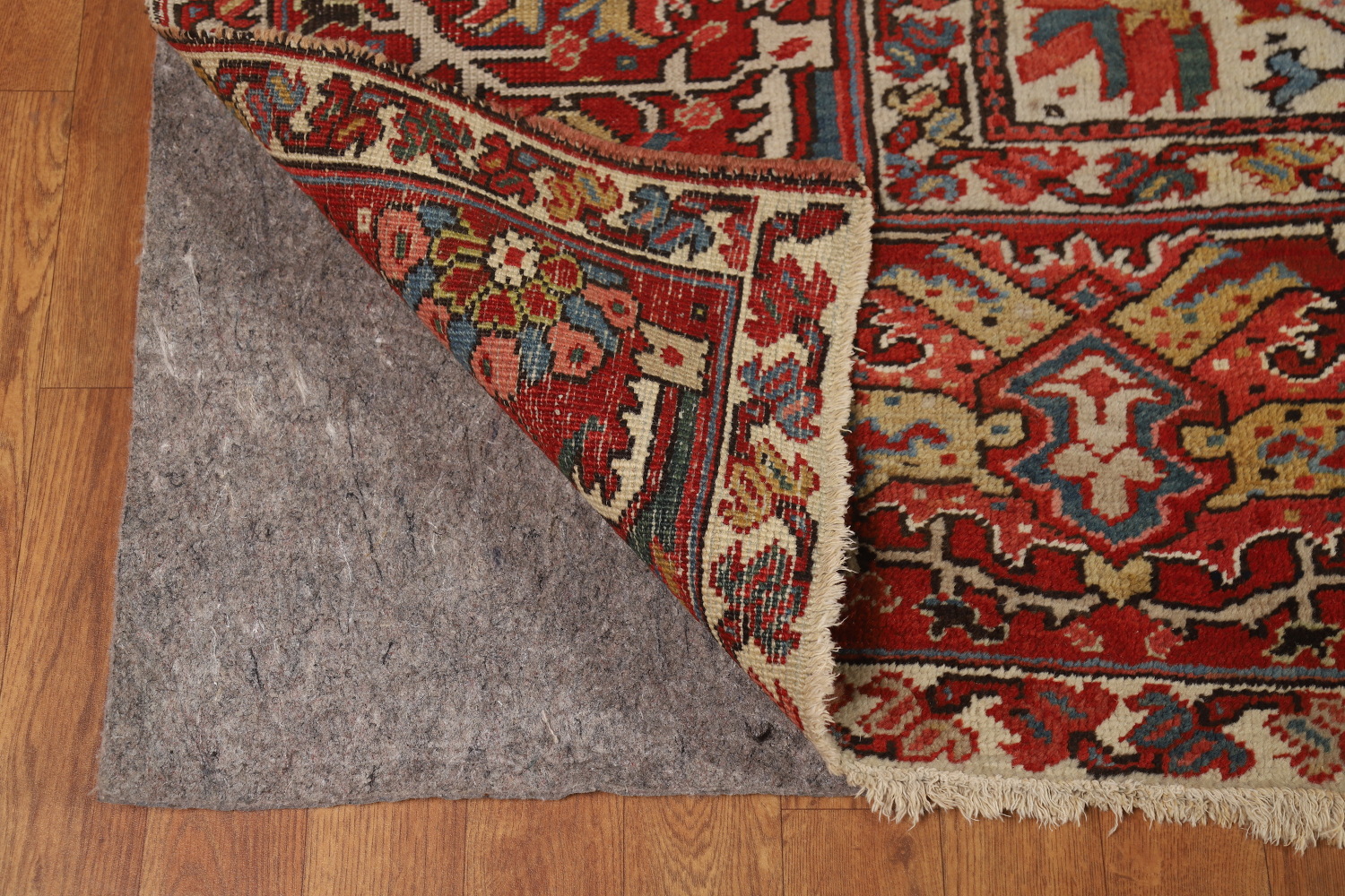 Antique Vegetable Dye Heriz Serapi Persian Area Rug 10x12