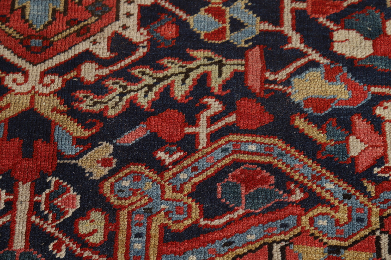 Antique Vegetable Dye Heriz Serapi Persian Area Rug 10x12