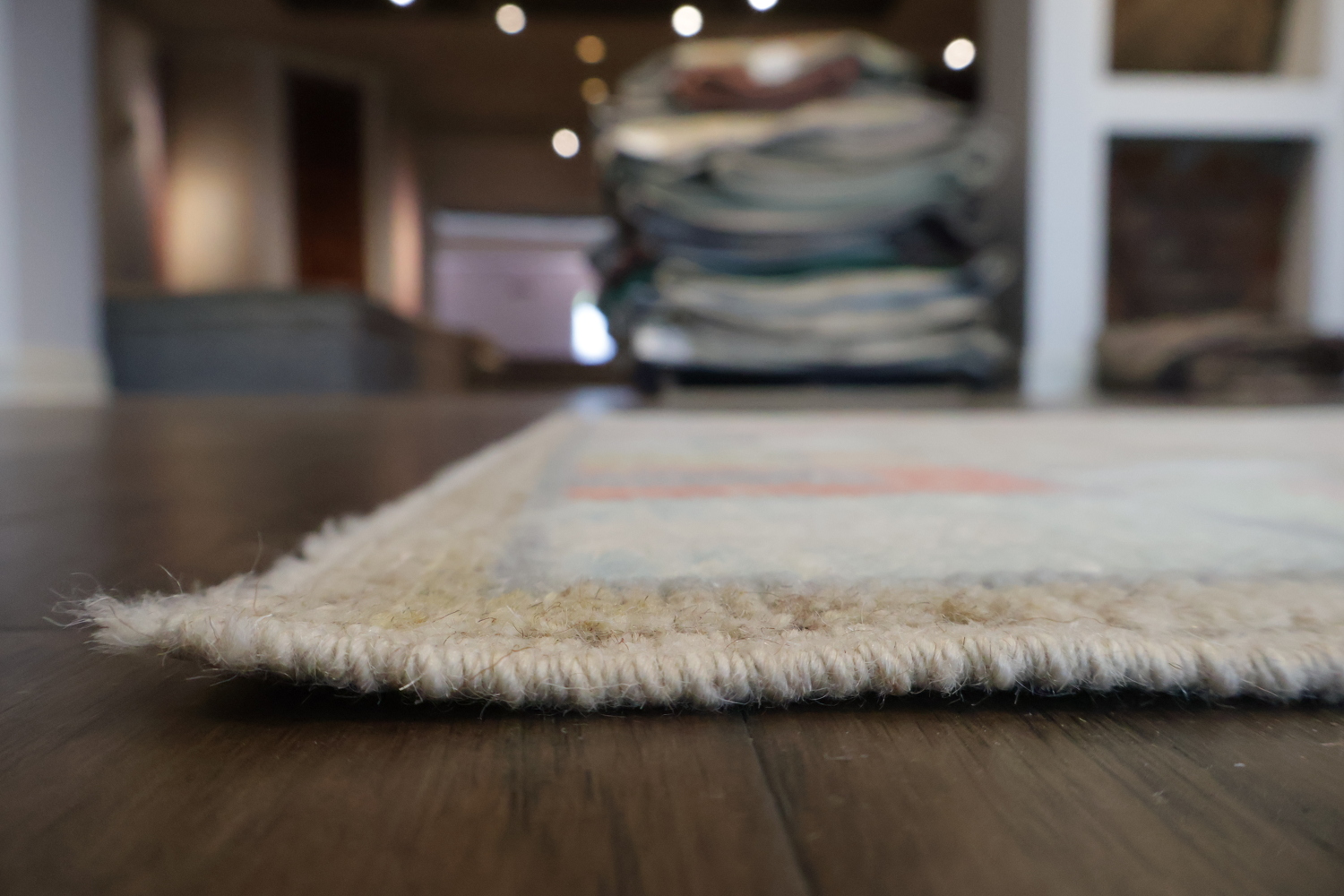 Vegetable Dye Pastel Oushak Turkish Runner Rug 3x9 ft