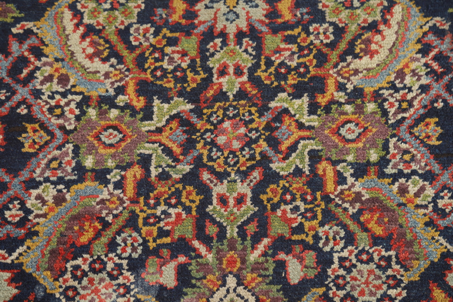 Pre-1900 Antique Vegetable Dye Malayer Persian Runner Rug 3x13