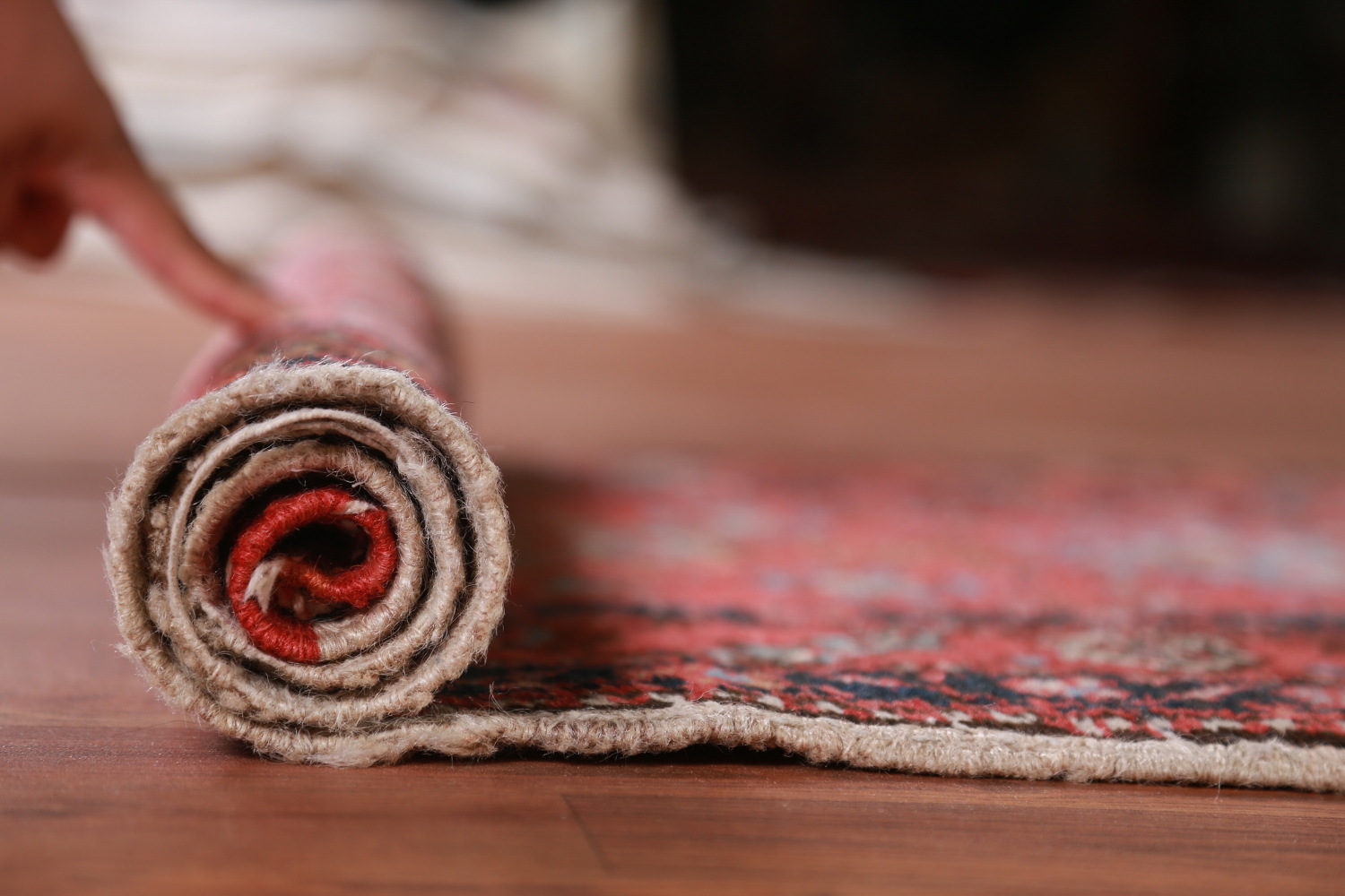 Antique Vegetable Dye Heriz Serapi Persian Runner Rug 3x12