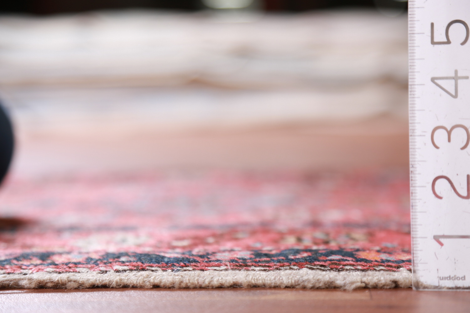 Antique Vegetable Dye Heriz Serapi Persian Runner Rug 3x12