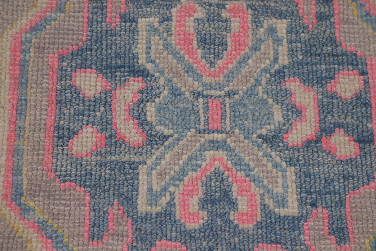 Light Purple Handmade Oushak Vegetable Dye Area Rug 8x11