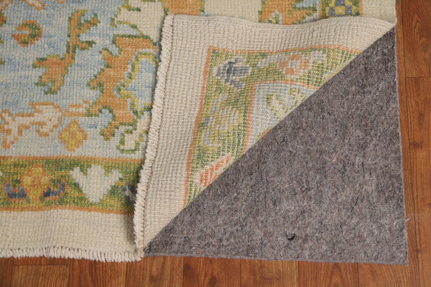 Vegetable Dye Floral Oushak Turkish Area Rug 8x10