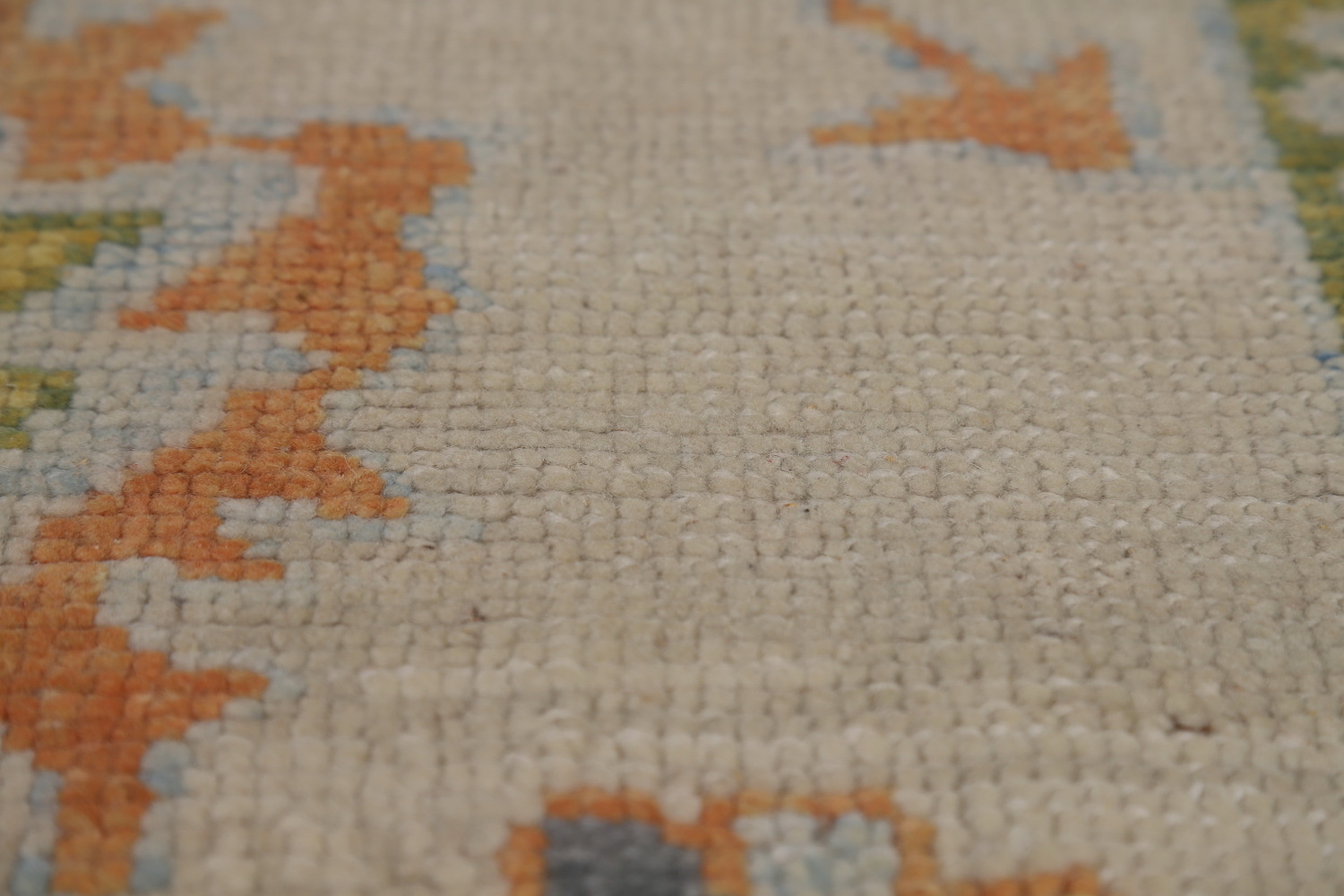 Vegetable Dye Floral Oushak Turkish Area Rug 8x10