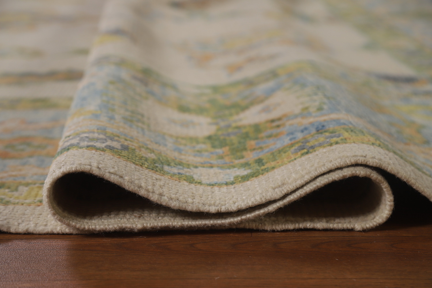 Vegetable Dye Floral Oushak Turkish Area Rug 8x10