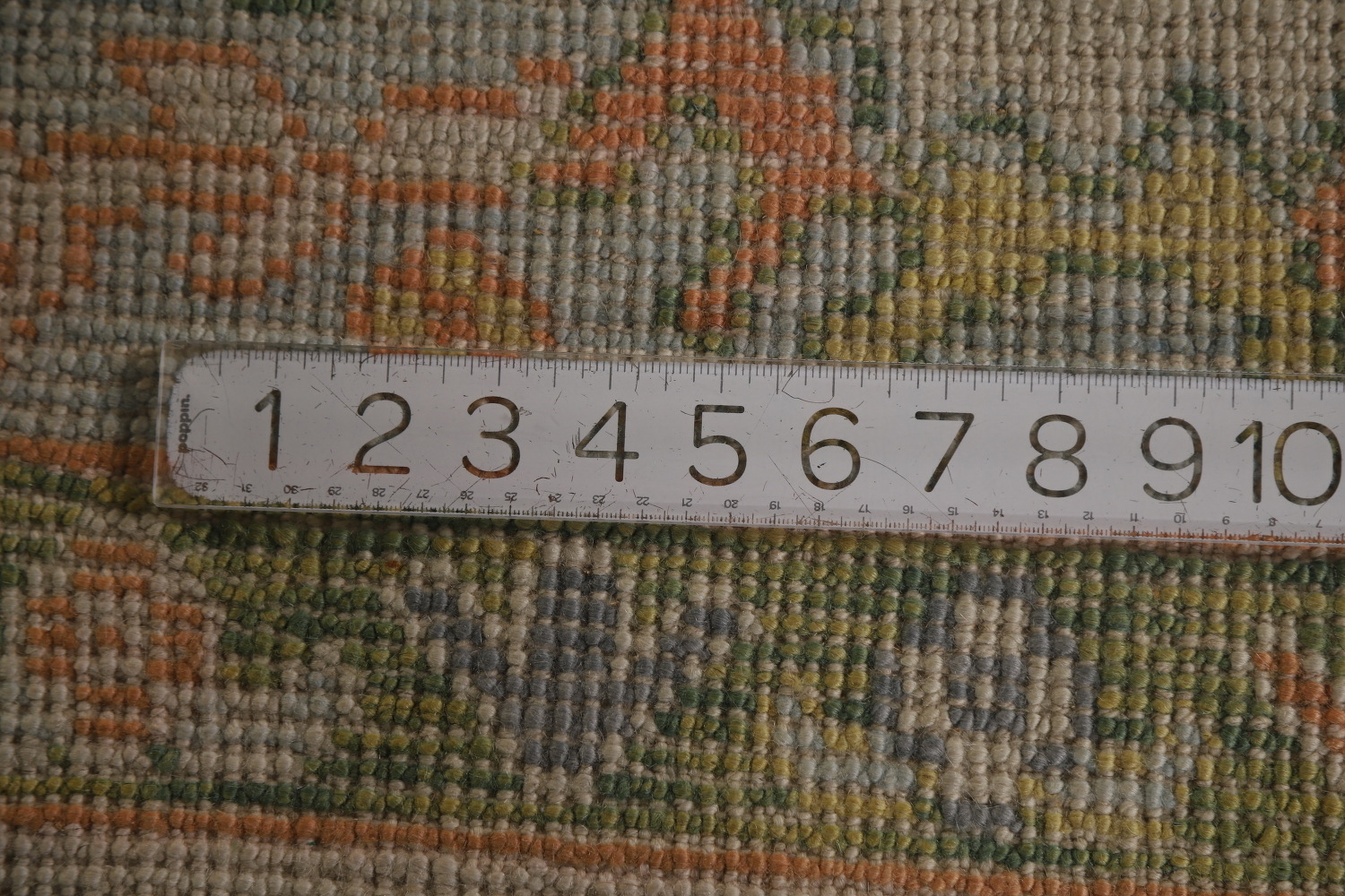 Vegetable Dye Floral Oushak Turkish Area Rug 8x10