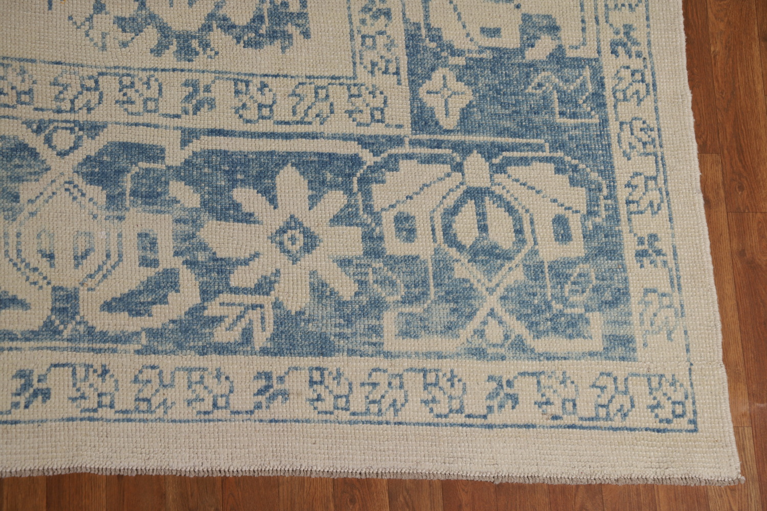 Vegetable Dye Wool Oushak Turkish Area Rug 9x12