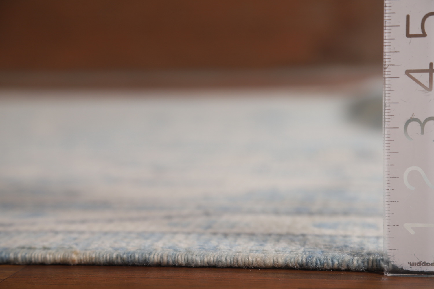 Handmade Blue Oushak Vegetable Dye Area Rug 9x13