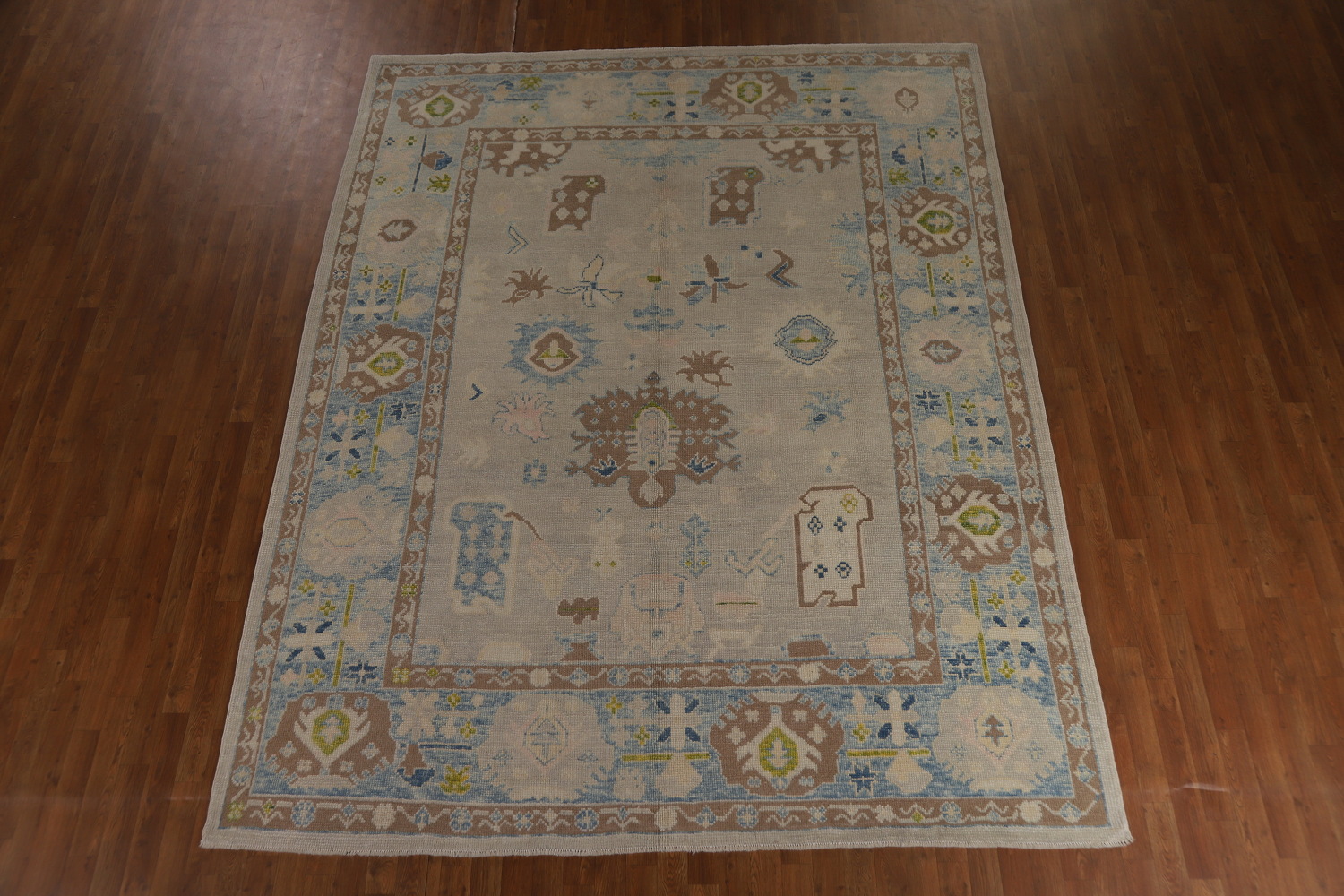 Vegetable Dye Oushak Turkish Area Rug 8x10