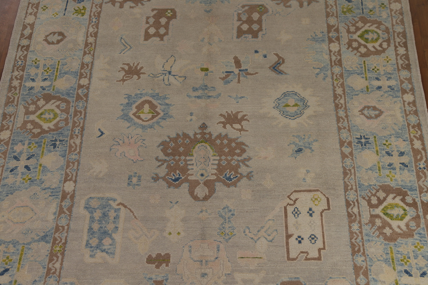Vegetable Dye Oushak Turkish Area Rug 8x10