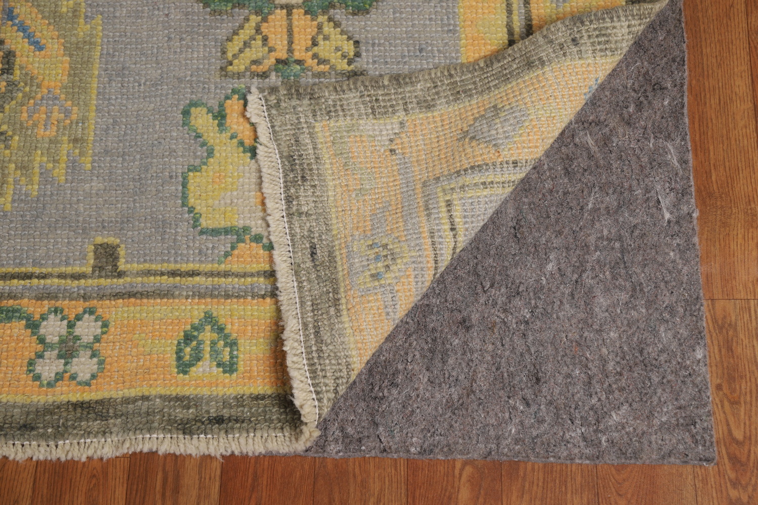 Vegetable Dye Floral Oushak Turkish Area Rug 8x10