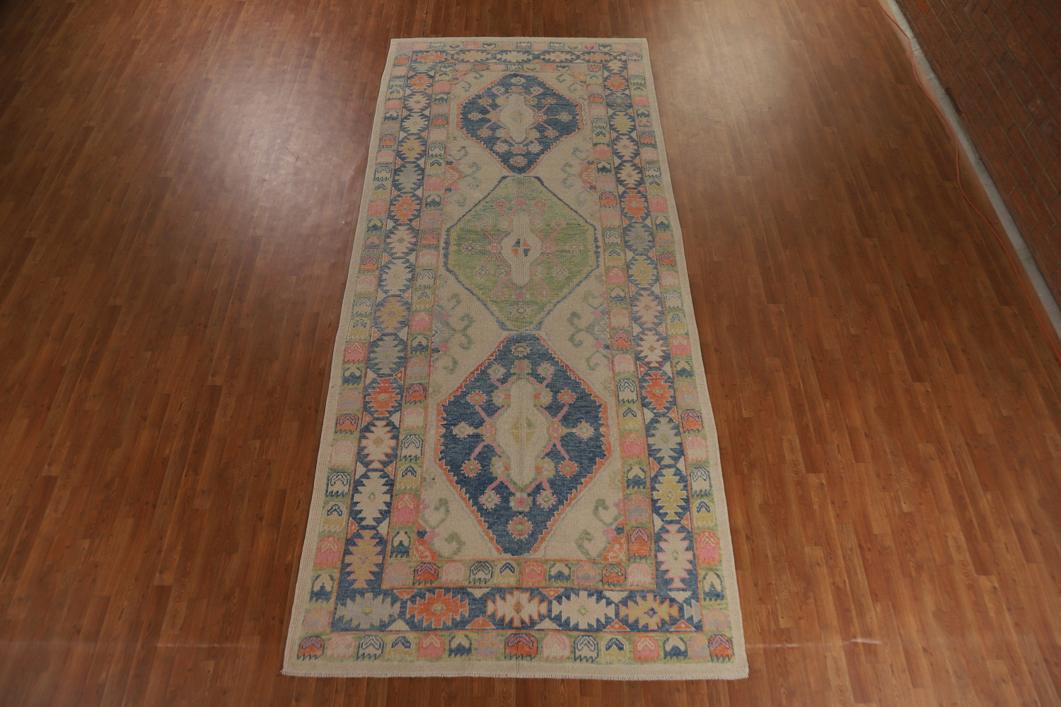 Vegetable Dye Oushak Turkish Area Rug 6x14