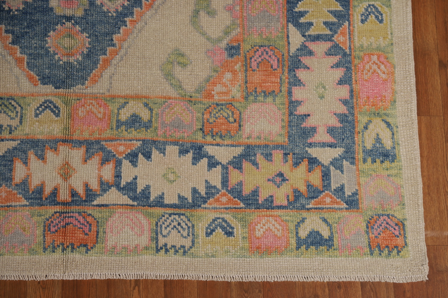 Vegetable Dye Oushak Turkish Area Rug 6x14