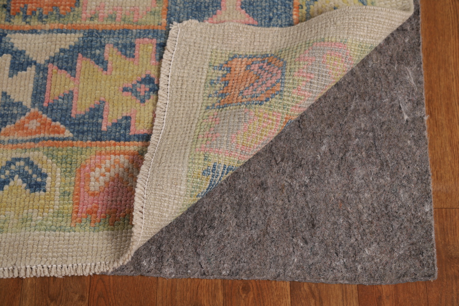 Vegetable Dye Oushak Turkish Area Rug 6x14