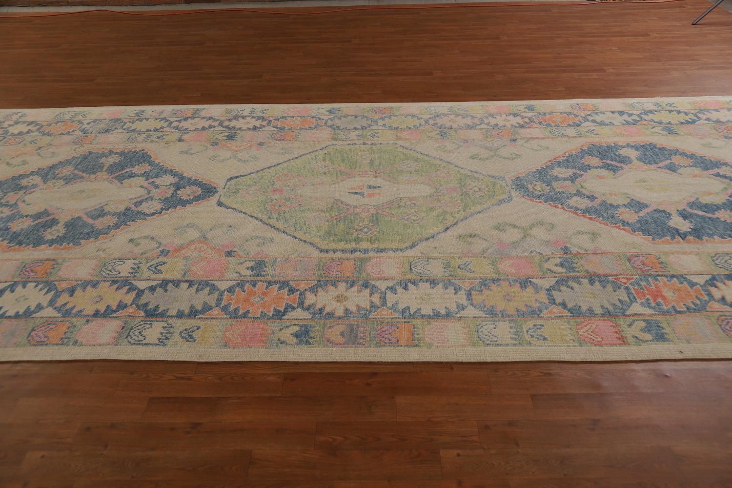 Vegetable Dye Oushak Turkish Area Rug 6x14