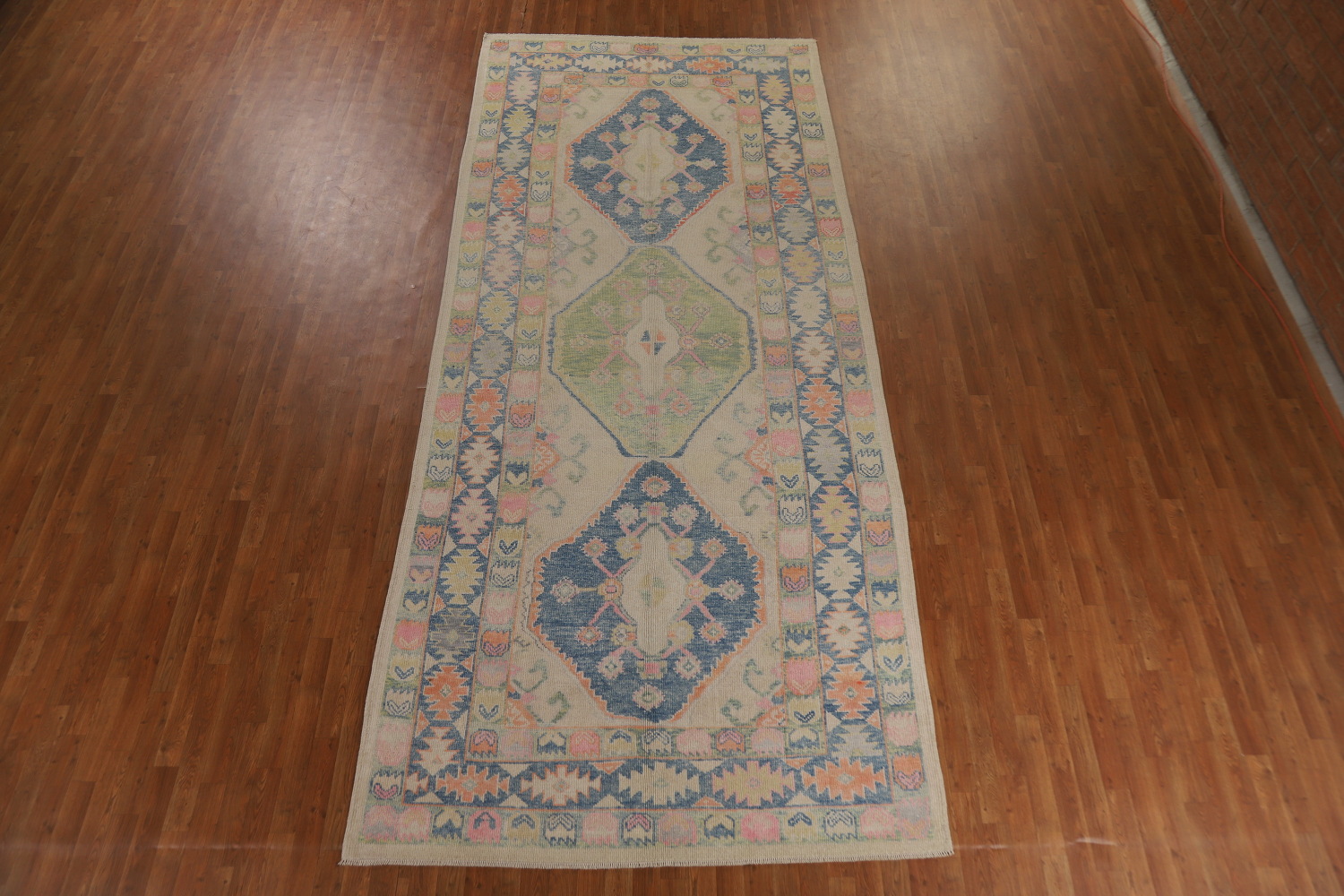 Vegetable Dye Oushak Turkish Area Rug 6x14
