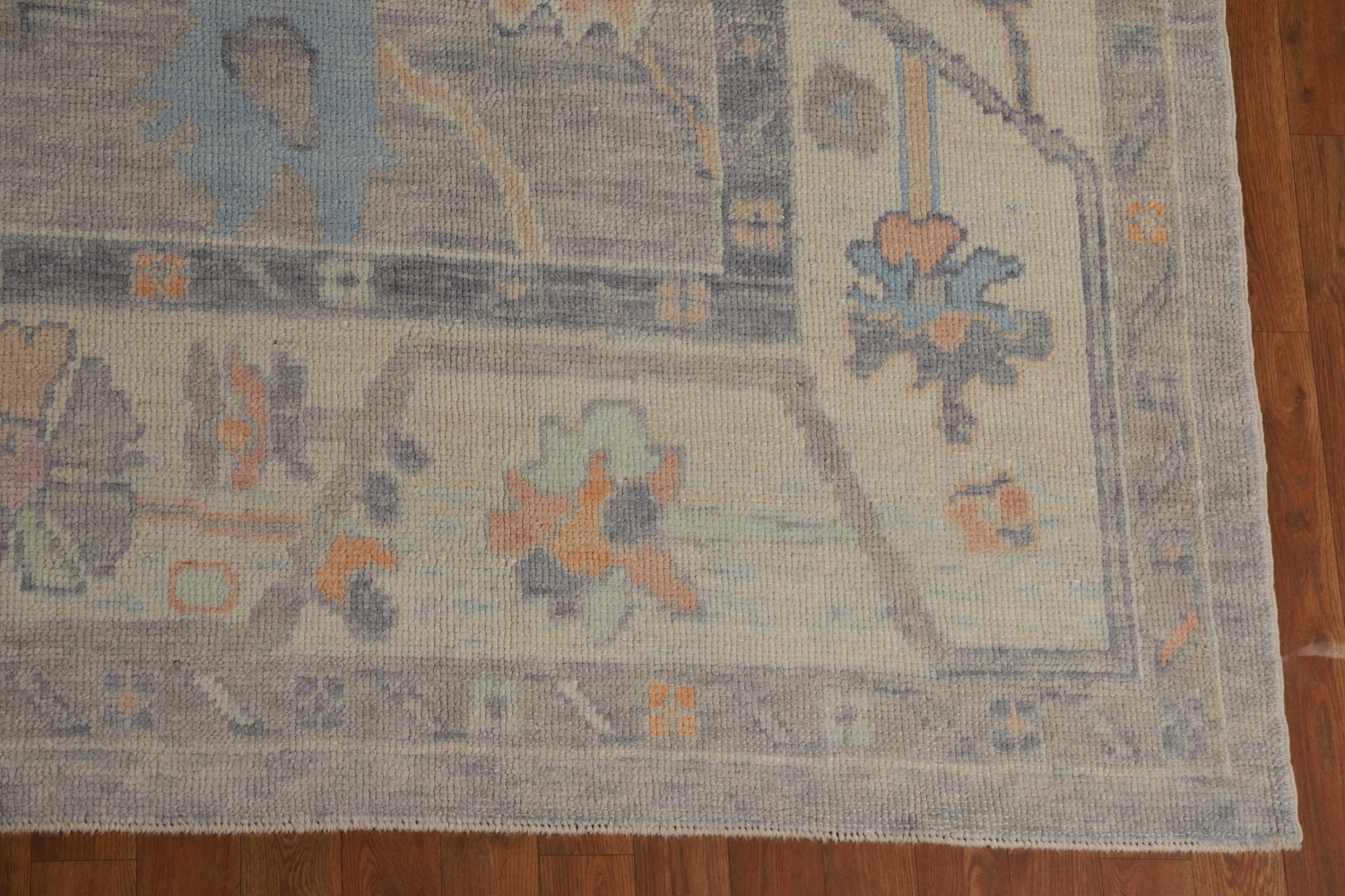 Vegetable Dye Oushak Turkish Area Rug 9x13