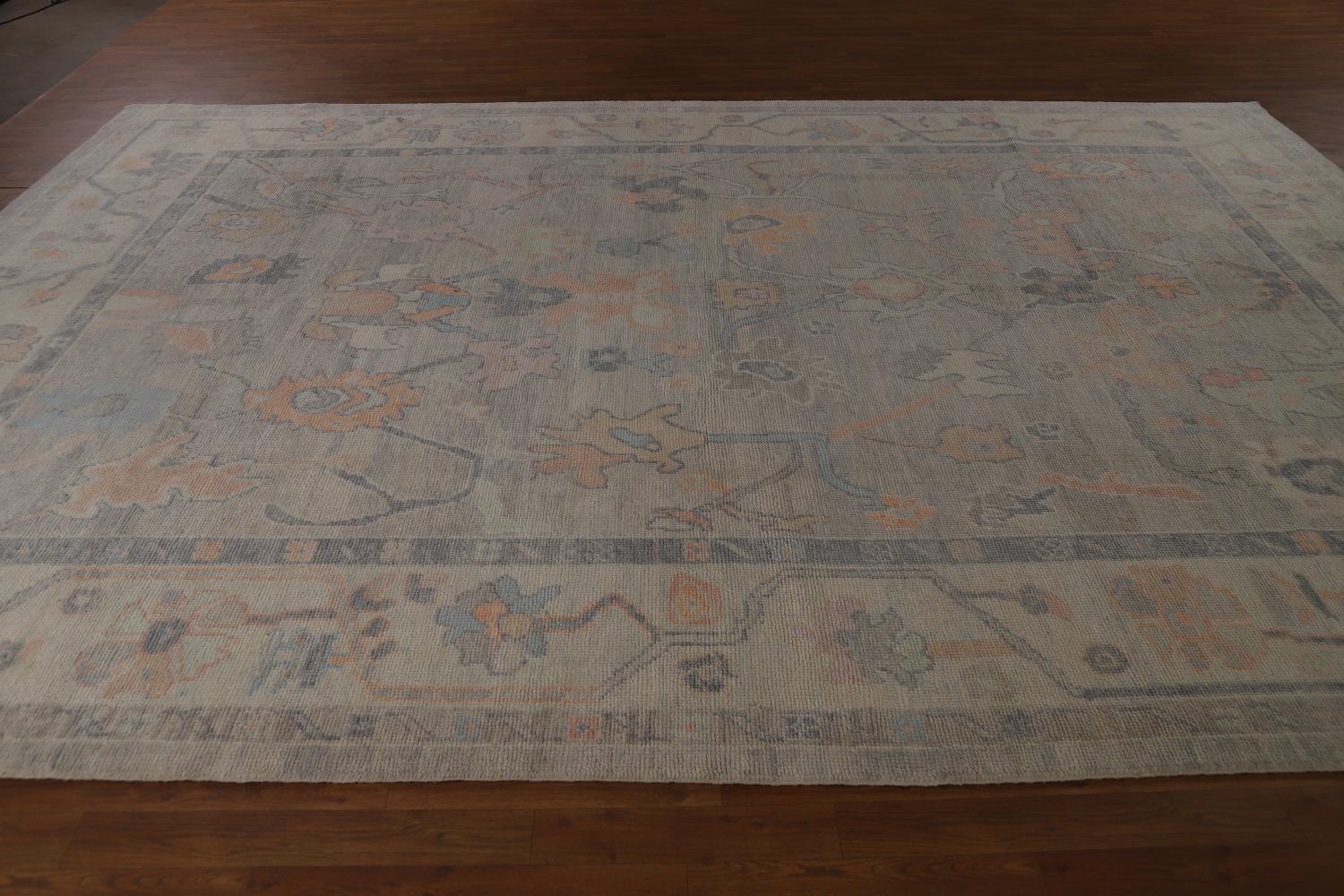 Vegetable Dye Oushak Turkish Area Rug 9x13
