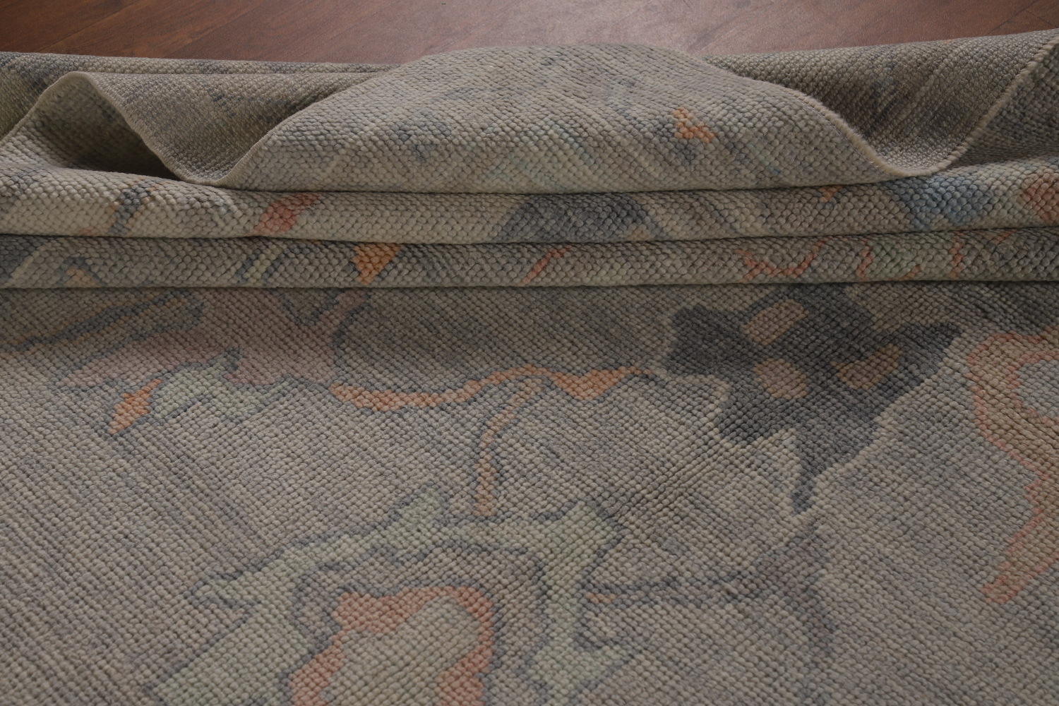 Vegetable Dye Oushak Turkish Area Rug 9x13