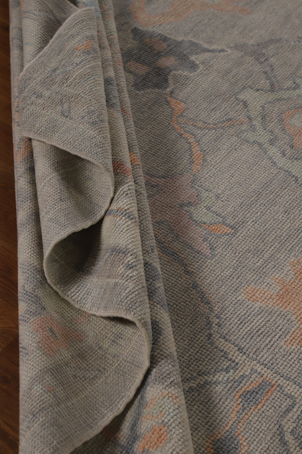 Vegetable Dye Oushak Turkish Area Rug 9x13
