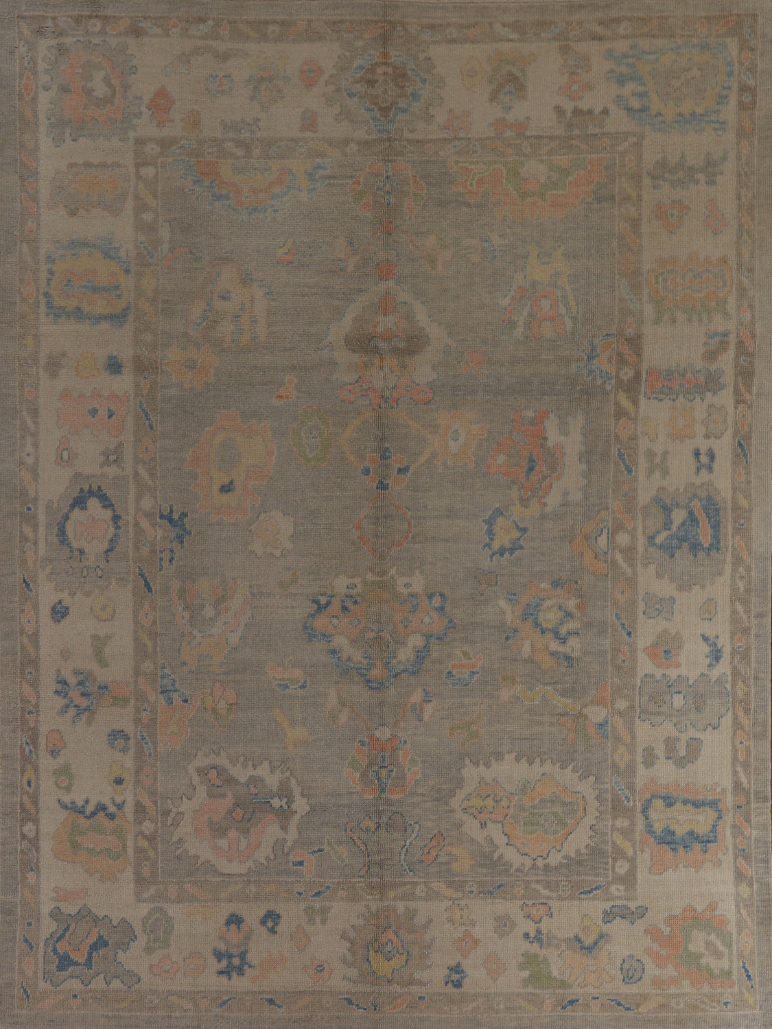 Vegetable Dye Oushak Turkish Area Rug 8x10