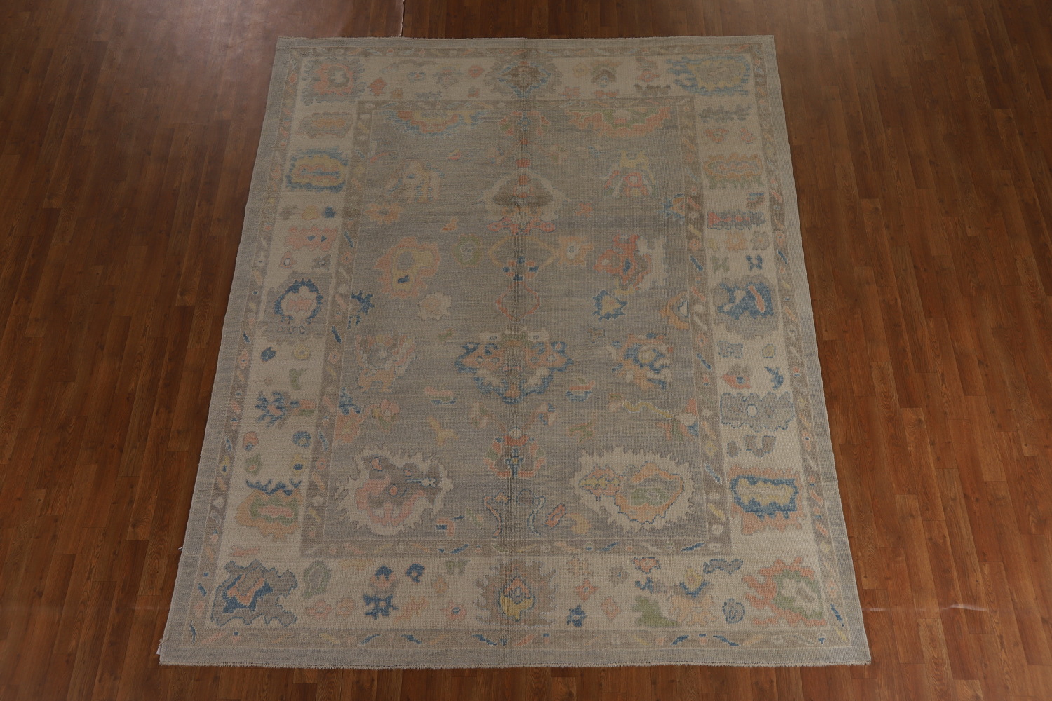 Vegetable Dye Oushak Turkish Area Rug 8x10