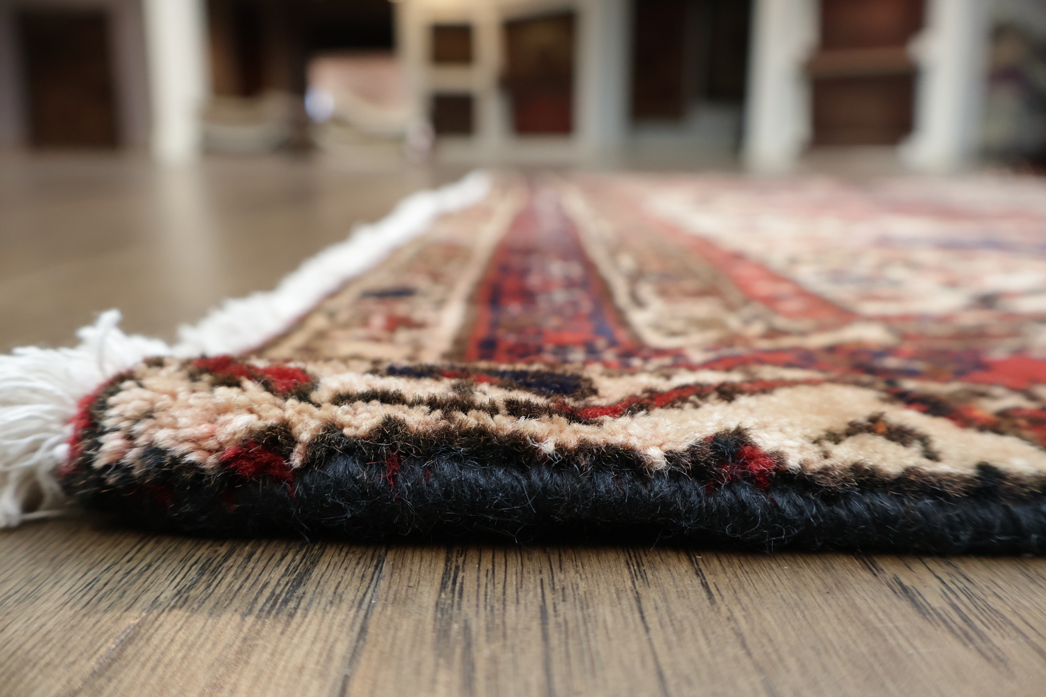 Antique Tribal Shiraz Abadeh Persian Area Rug 4x5