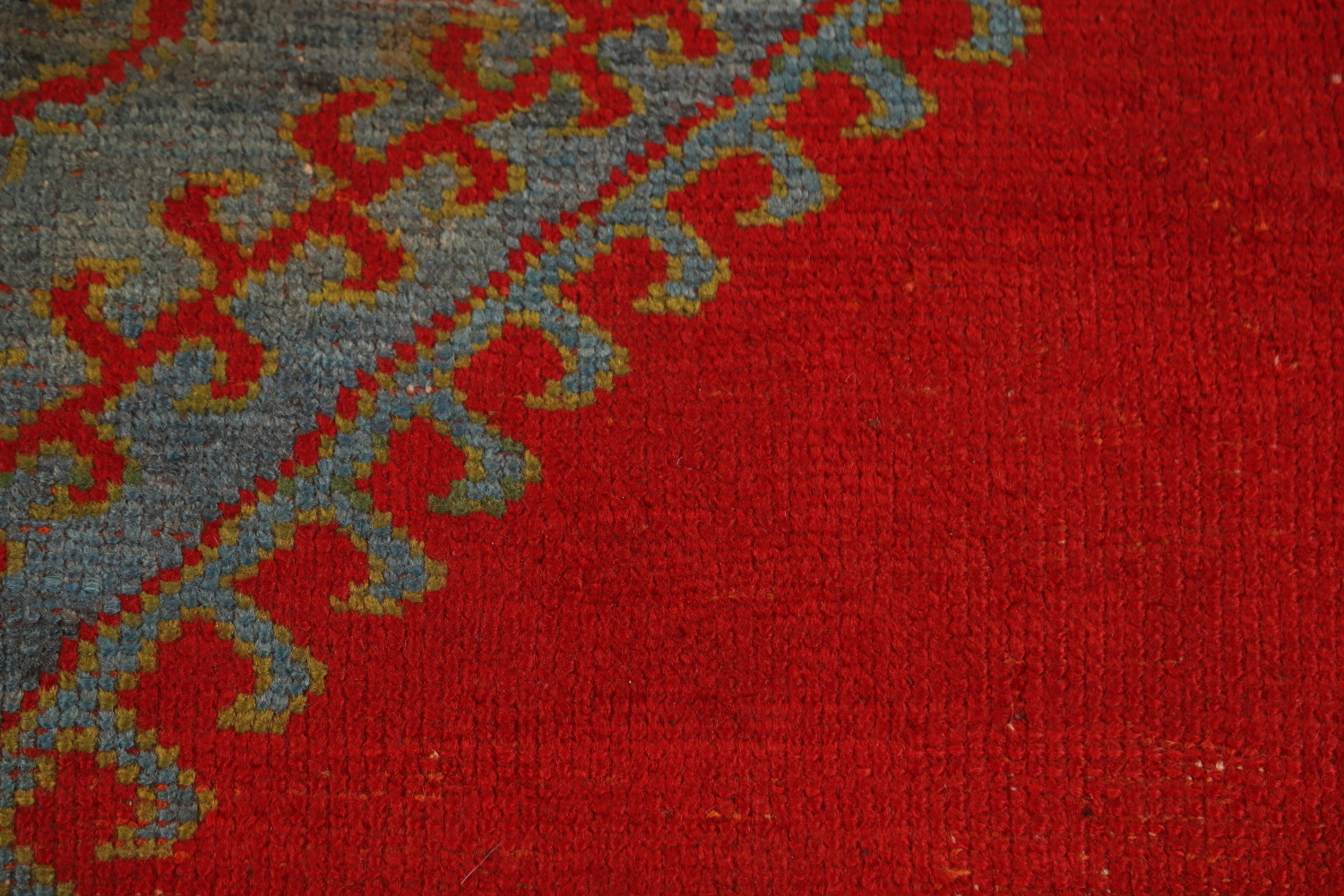Pre-1900 Antique Vegetable Dye Oushak Turkish Area Rug 7x10