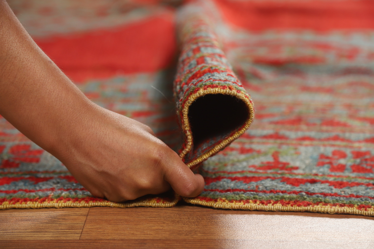 Pre-1900 Antique Vegetable Dye Oushak Turkish Area Rug 7x10