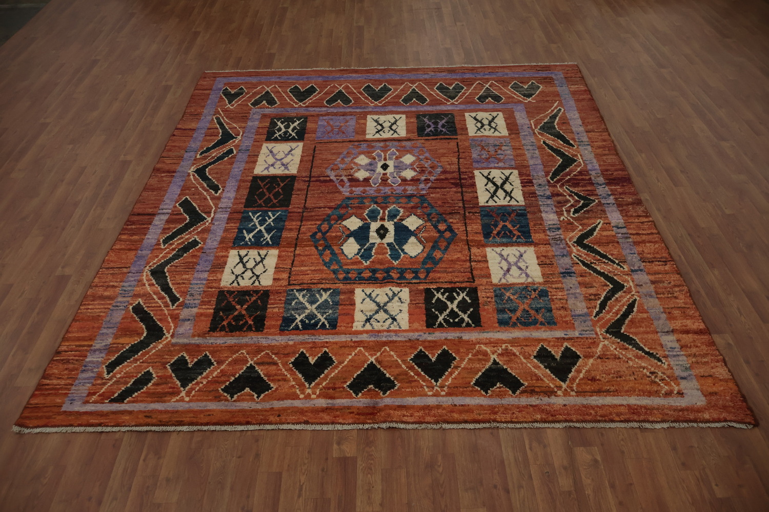 Bohemian Moroccan Area Rug 9x10 for a Cozy and Artistic Home Interior