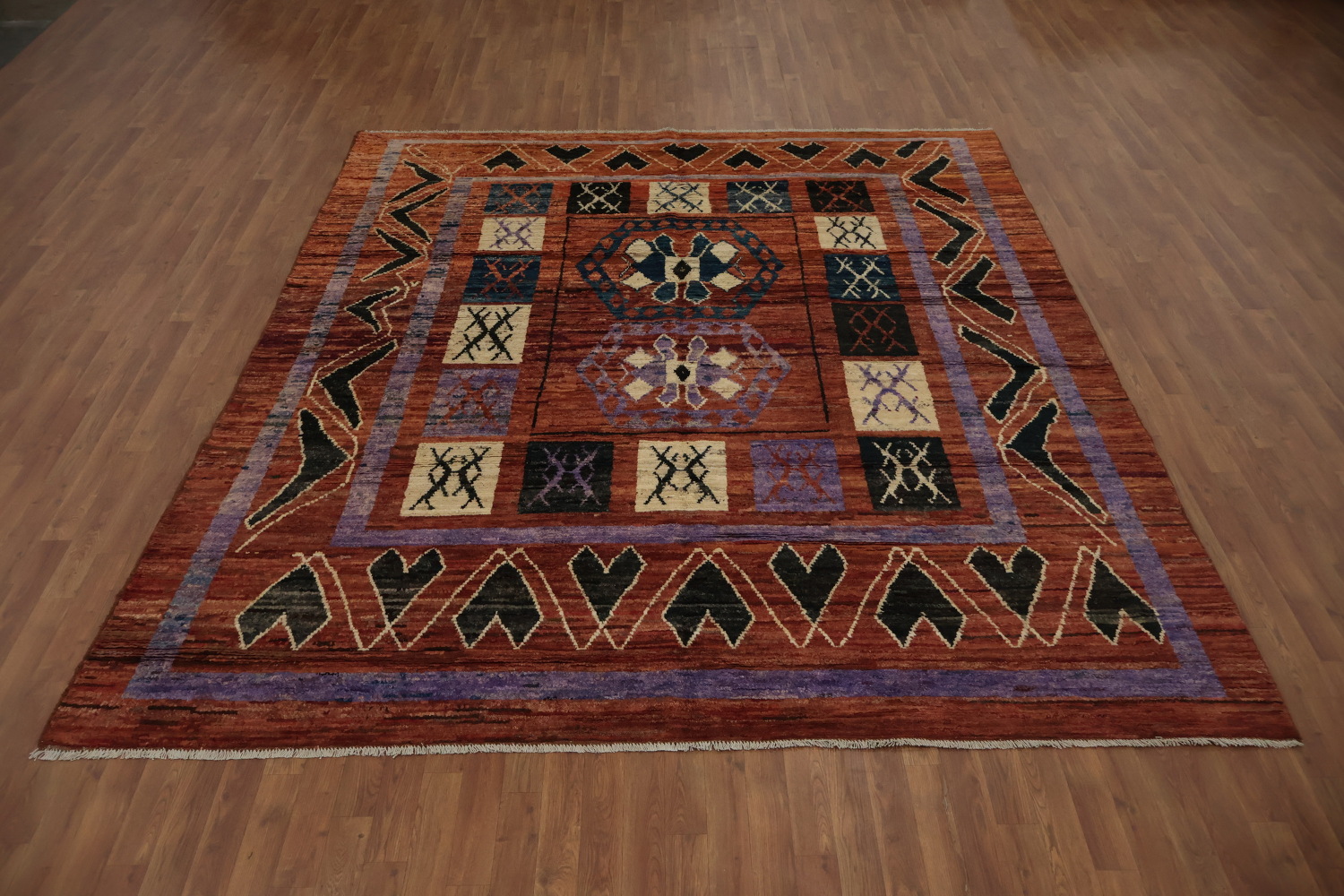 Bohemian Moroccan Area Rug 9x10 for a Cozy and Artistic Home Interior