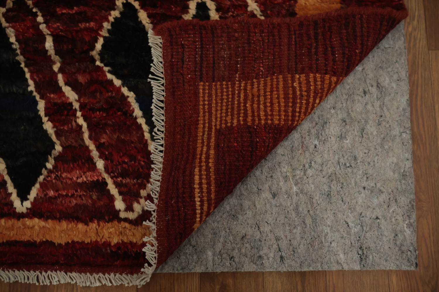Red Geometric Moroccan Oriental Area Rug 9x10