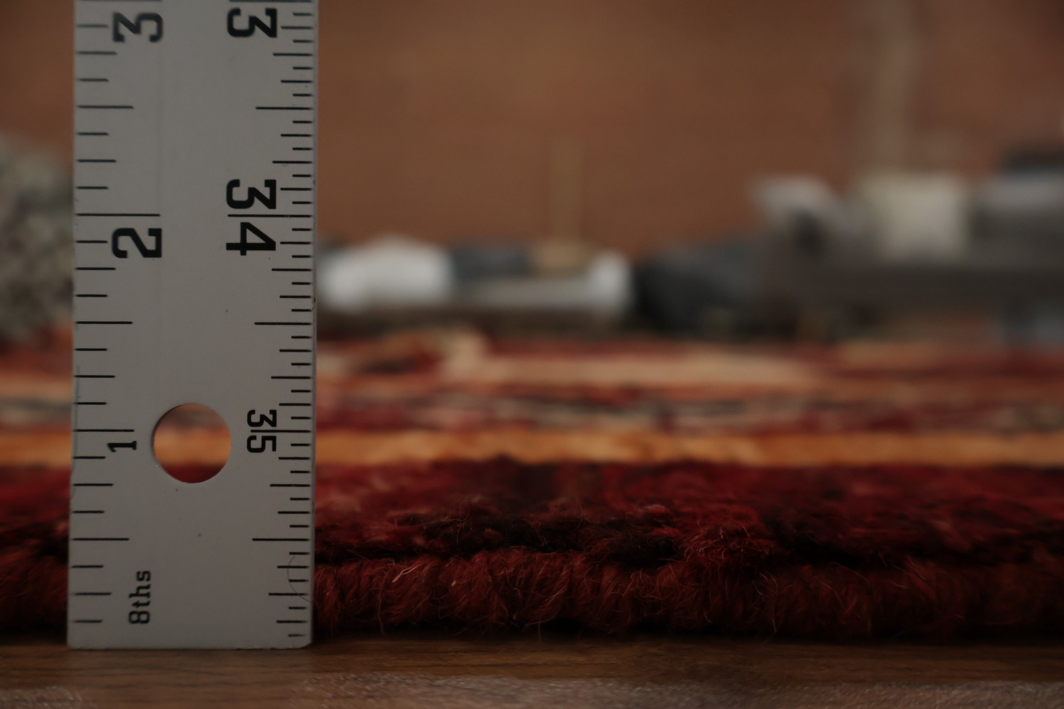Red Geometric Moroccan Oriental Area Rug 9x10