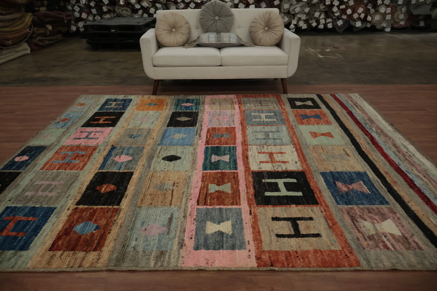 All-Over Geometric Moroccan Oriental Area Rug 8x10