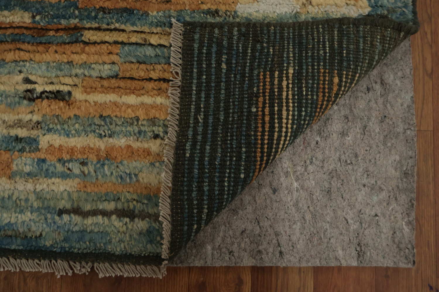 Striped Wool Moroccan Oriental Area Rug 7x10
