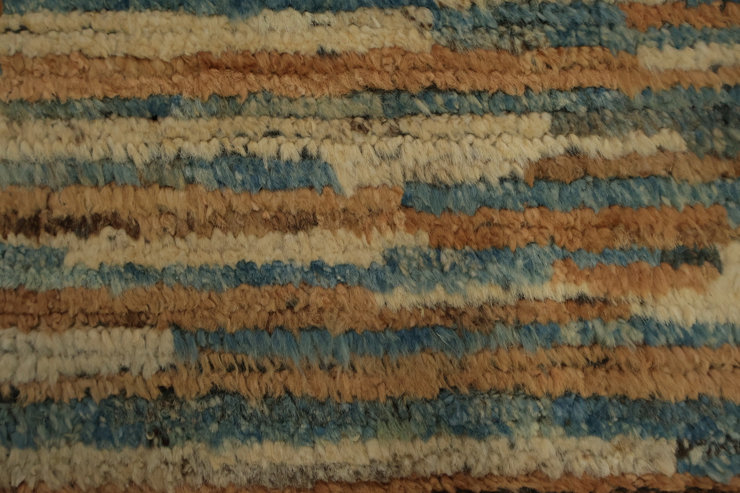 Striped Wool Moroccan Oriental Area Rug 7x10