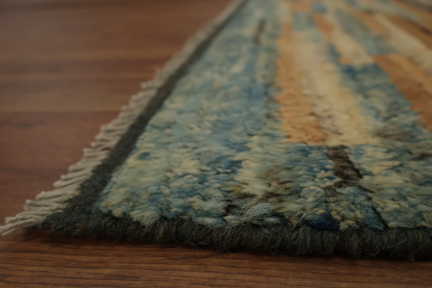 Striped Wool Moroccan Oriental Area Rug 7x10
