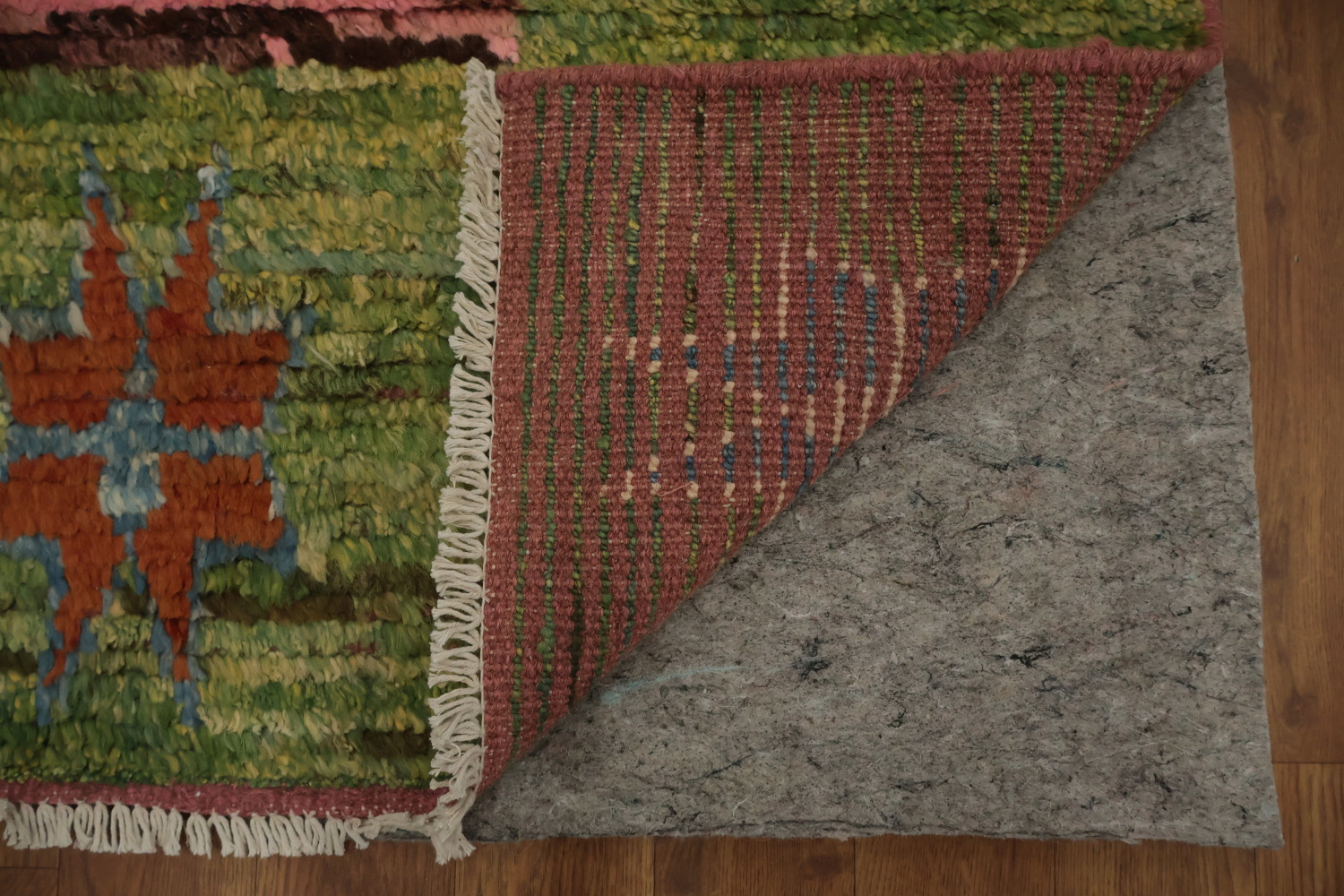 Pink Geometric Moroccan Oriental Area Rug 9x12