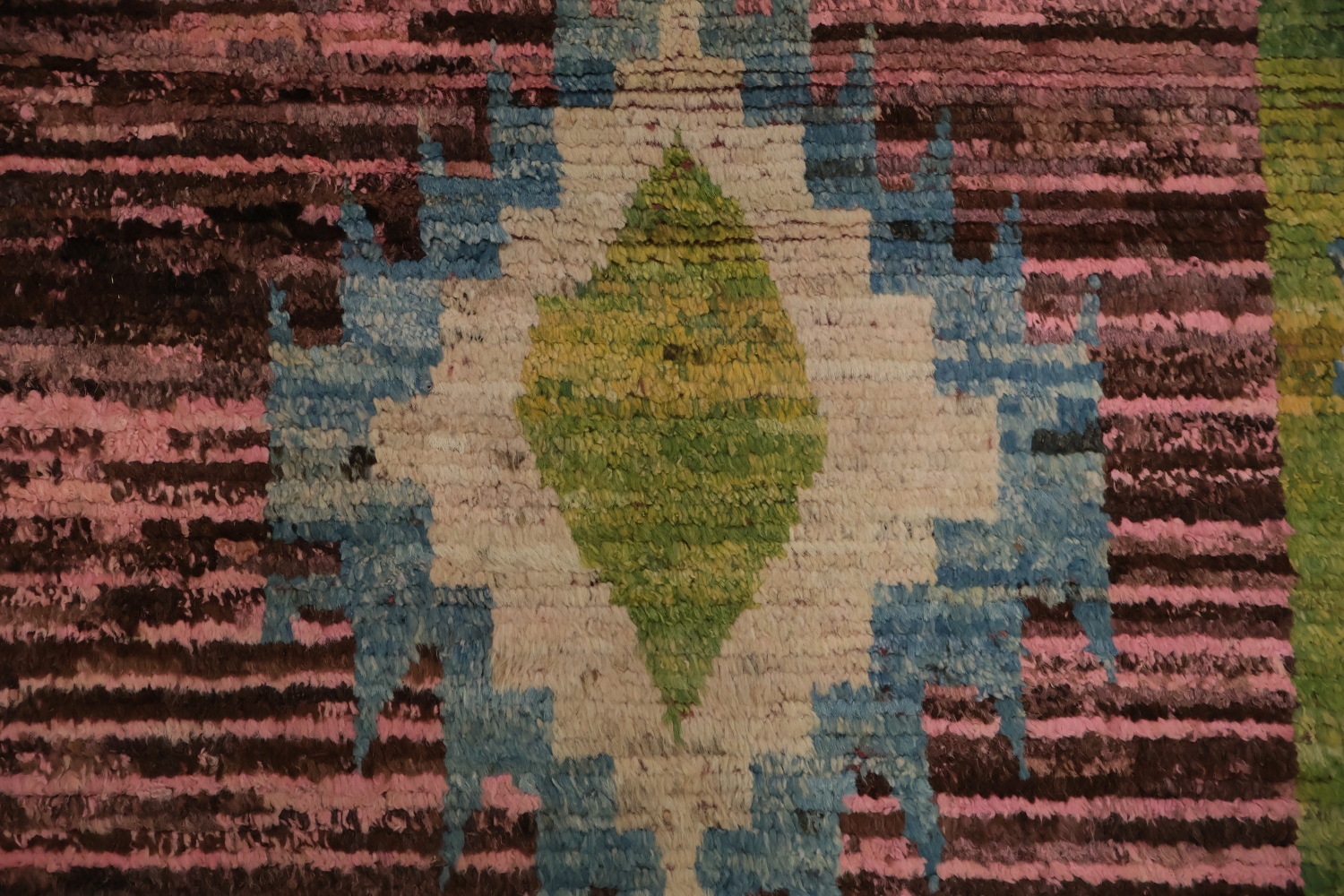 Pink Geometric Moroccan Oriental Area Rug 9x12