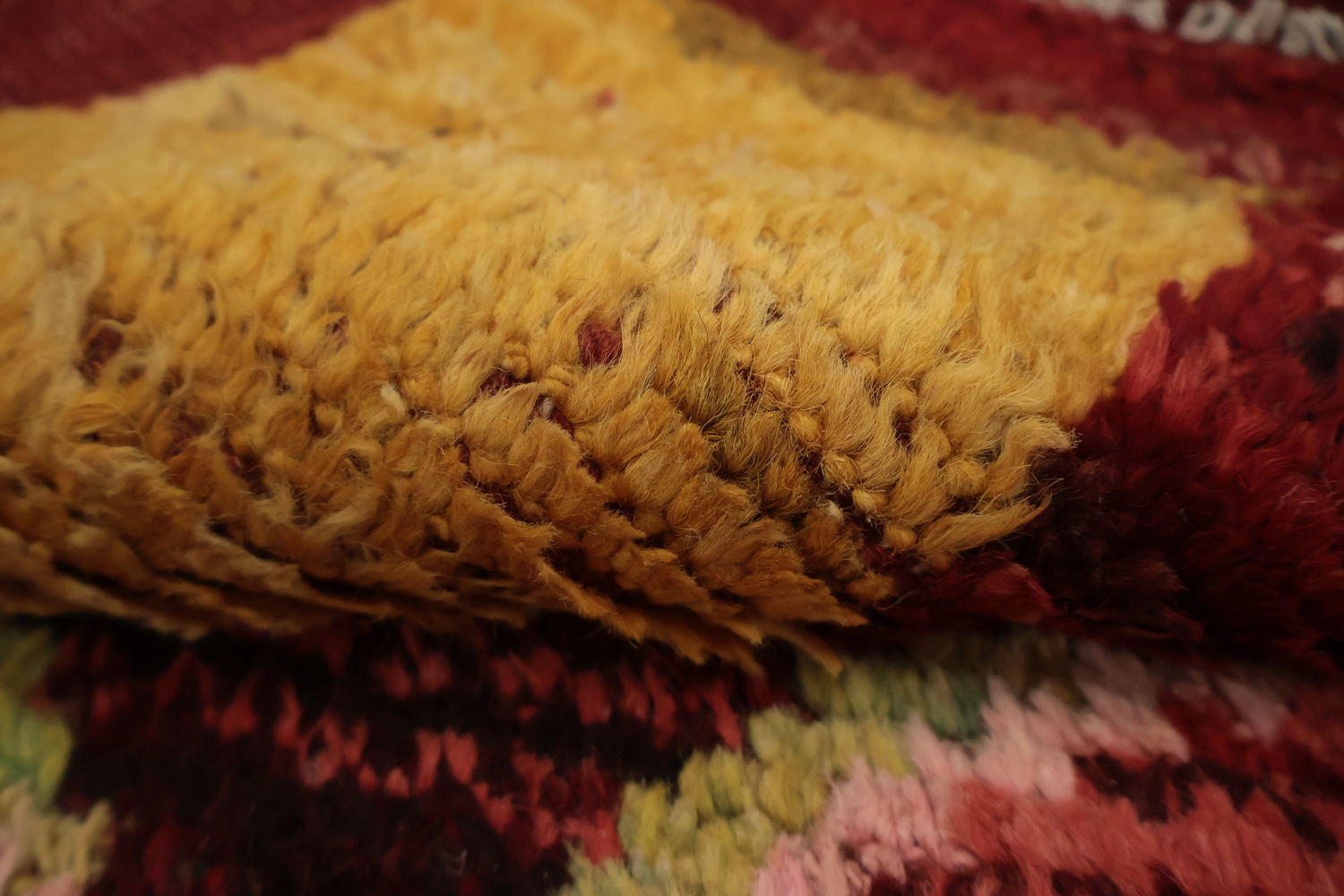 Unique Geometric and Warm Moroccan Large Area Rug 9x12