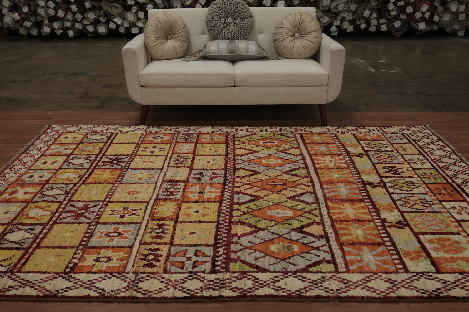 Geometric Moroccan Oriental Area Rug 7x10