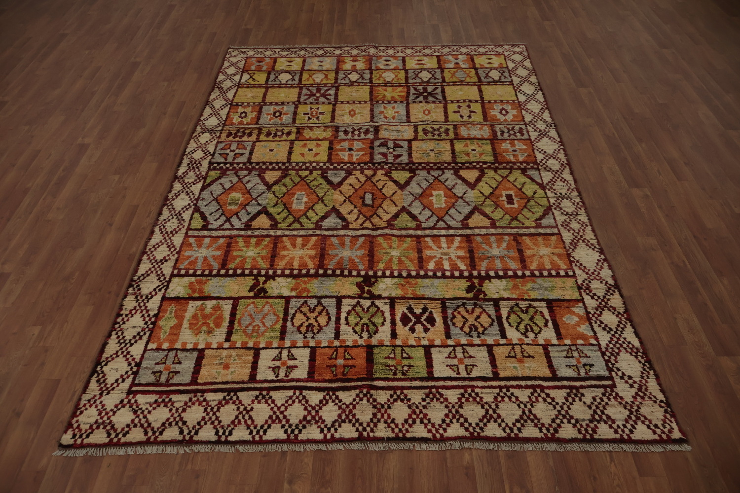 Geometric Moroccan Oriental Area Rug 7x10