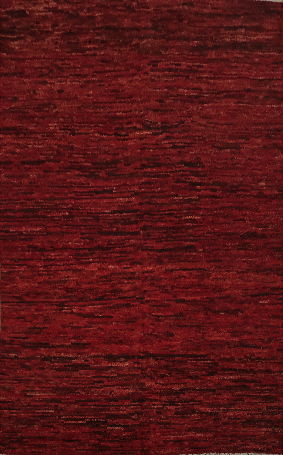 Red Wool Handmade Moroccan Oriental Area Rug 7x10