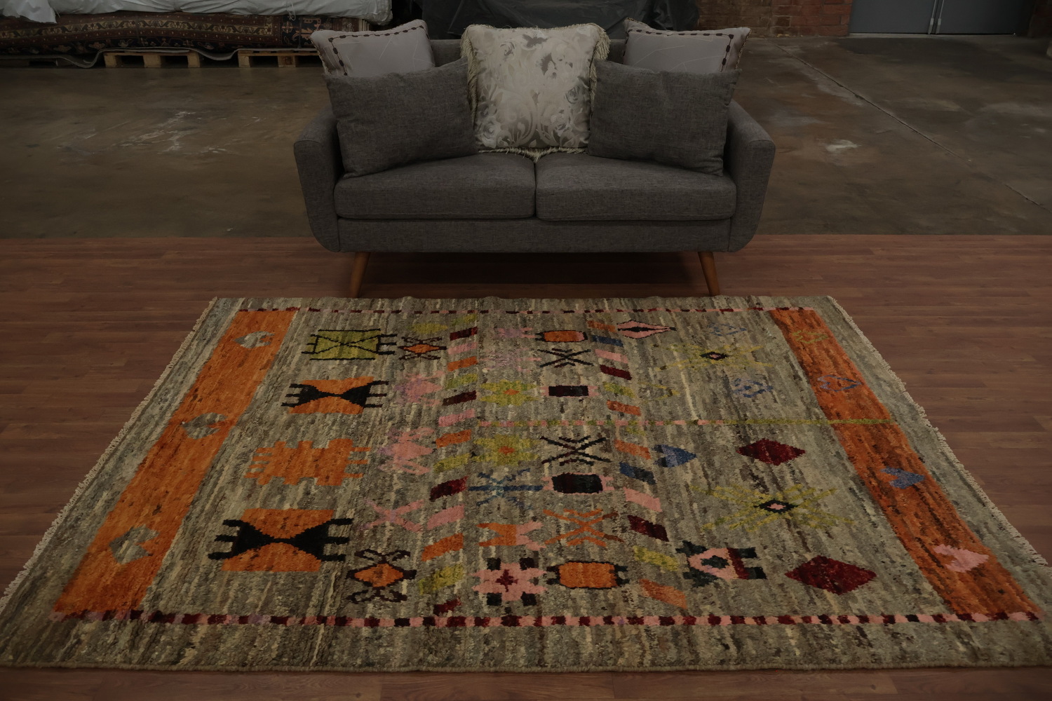 Geometric Moroccan Oriental Area Rug 6x8