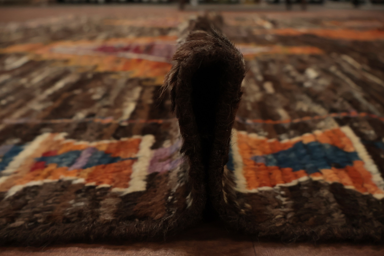 Bohemian Moroccan Area Rug 8x10 with Earthy Tones and Warm Designs