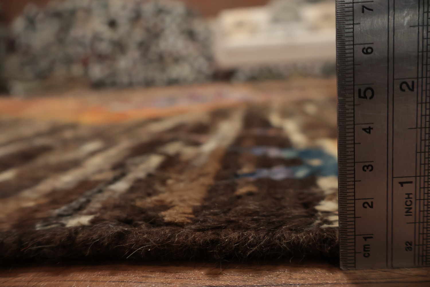 Bohemian Moroccan Area Rug 8x10 with Earthy Tones and Warm Designs