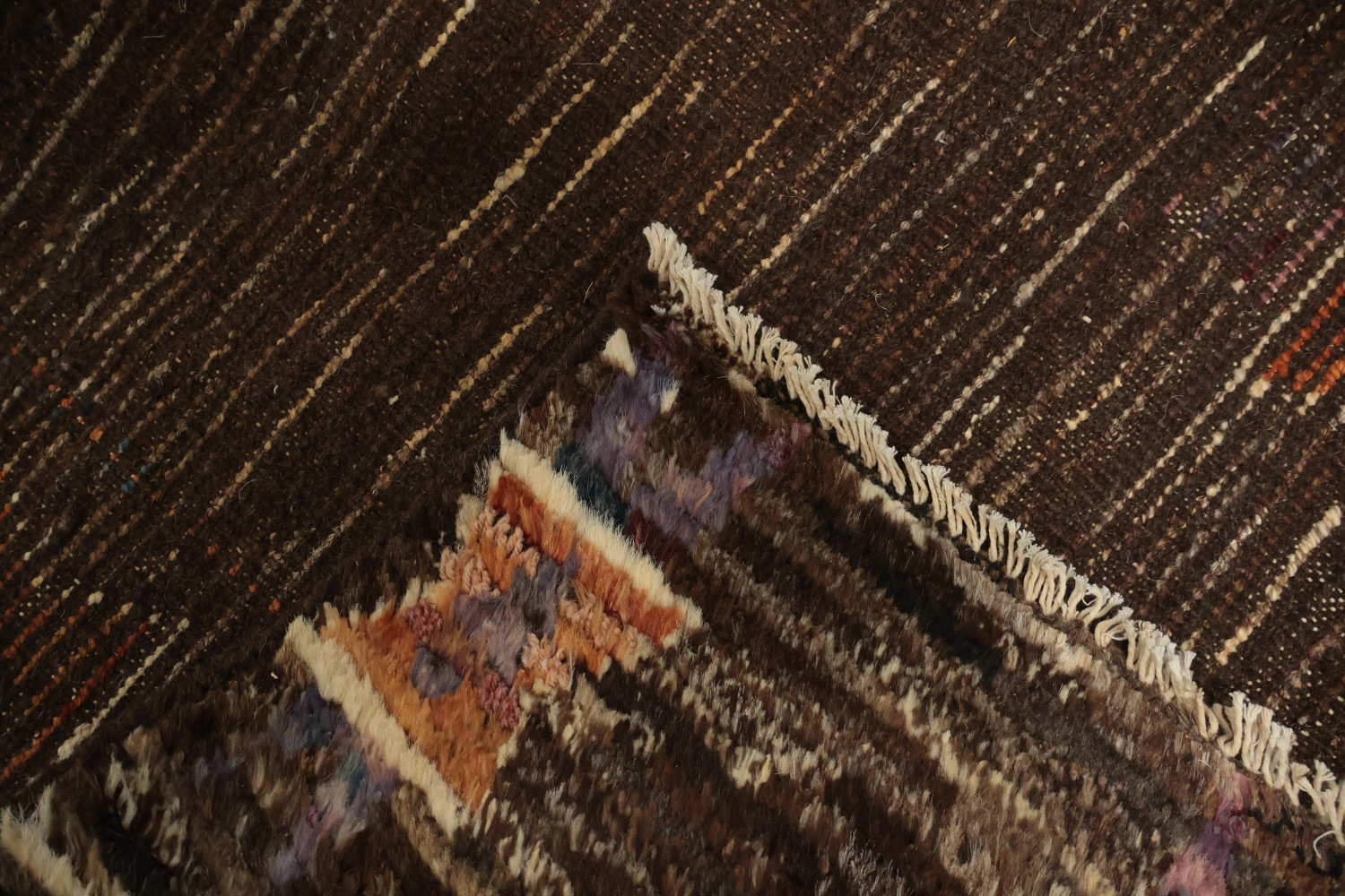 Bohemian Moroccan Area Rug 8x10 with Earthy Tones and Warm Designs