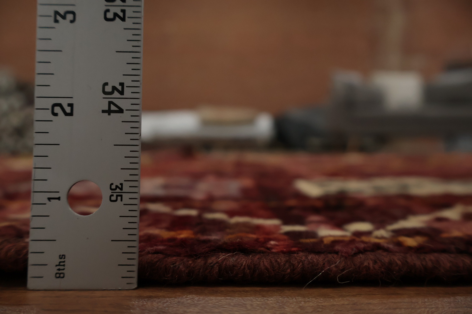 Moroccan Area Rug 7x10 in Deep Earthy Colors with Tribal Influences